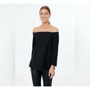 Pomander Place Off-Shoulder Black Blouse